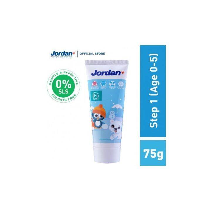 JORDAN TOOTHPASTE 75g - pasta gigi anak | Lazada Indonesia