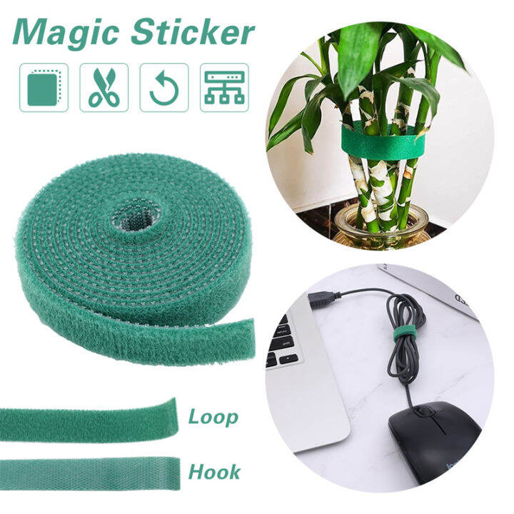 【SUPER ERYI】1M Nylon Plant Strap Velcro Strap Garden Plant Tape Bamboo