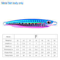 Fish Hook Metal Lures Jig Cast 3D Eye Artificial Bait Minnow VIB Pencil Lure Luminous Swimbait Holographic River Ocean Fishing