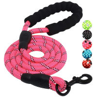 Durable Reflective 1.5M Dog Leash Golden Retriever Medium Big Dog Collar Leashes Strong Lead Rope For Lador Husky Rottweiler