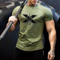 CODsereinn Tshirt for Men Bodybuilding Graphic T Shirts Workout Fitness Men Clothing Short Sleeve Shirt Street Wear