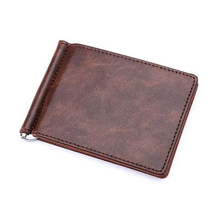 layor-wallet-แบรนด์ใหม่แข็งง่ายมินิผู้ชาย39-s-คลิปเงินกระเป๋าสตางค์หนังด้วยโลหะหนีบบางกระเป๋าช่องเสียบการ์ดผู้ถือเงินสดสำหรับผู้ชาย