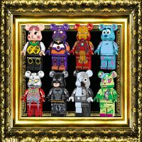 Bearbrick น่ารักอะนิเมะน่ารักการ์ตูนของขวัญวันเกิดการศึกษาของเล่นสำหรับเด็ก DIY อาคารบล็อก Minifigures อิฐภาพยนตร์