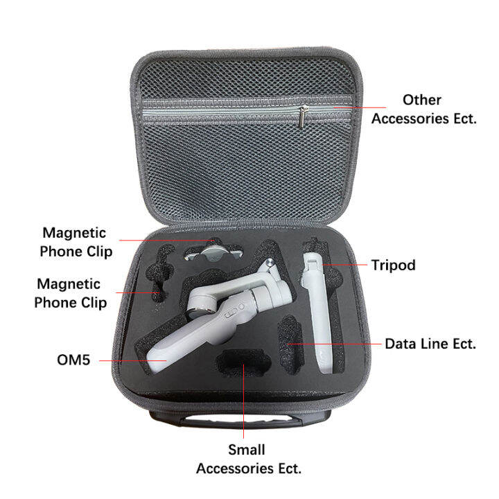 สำหรับ-dji-om5ถุงเก็บกระเป๋า-dji-osmo-มือถือ5มือถือ-g-imbal-แบบพกพาถุงป้องกันกระเป๋าถืออุปกรณ์เสริมชุดกระเป๋า