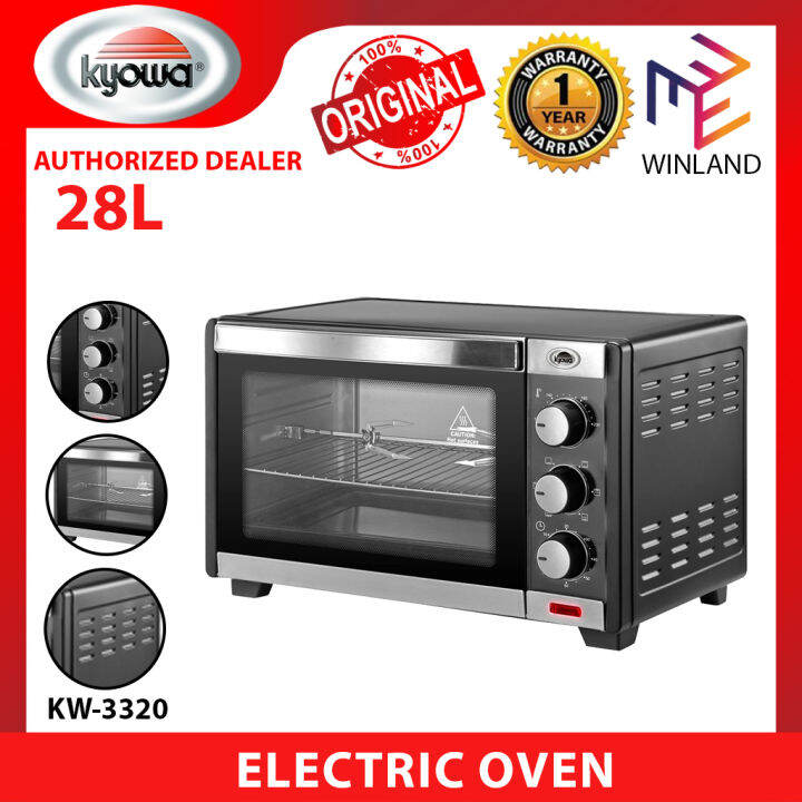 KYOWA by Winland 28Liters Electric Oven with Rotisserie & Powdercoated