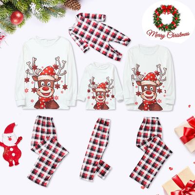 【cw】 Christmas PajamasMatching Set 2022Adult Kid Baby Dog XmasMatching Outfits ChristmasPyjamas Clothes 【hot】