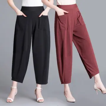 DIGITAL SHOPEE Women Cotton Trouser Pant Regular Fit for Office School  Formal Casual Daily Use Pink,