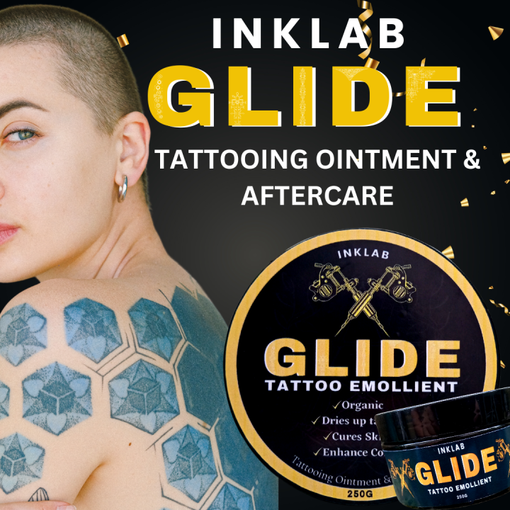INKLAB GLIDE TATTOO OINTMENT TATTOO EMOLLIENT 100 ORIGINAL INKLAB Glide Tattoo Ointment