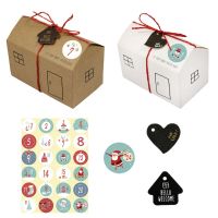 bag stickers Gift 24 Christmas pieces 24 Christmas with box Christmas gift Home Decor Socks Tights