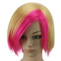 HAIRJOY Women Synthetic Hair Wig Blonde Ombre Short Straight Wigs 3 Colors Available Free Shipping Gift ของขวัญ