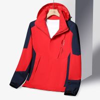 [COD] Manufacturers cross-border spring and autumn thin section outdoor sports large size jacket mens waterproof breathable mountaineering female