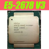 โปรเซสเซอร์ Intel Xeon E5มาเธอร์บอร์ด X99 CPU 2.5G เสริฟ CPU LGA 2011-3 V3 E5-2678 2678V โปรเซสเซอร์ซีพียู3เดสก์ท็อปพีซี CPU Gubeng