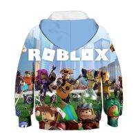 Print Uni Childrens Hoodie Party Game Childrens Jacket Virtual World Cartoon