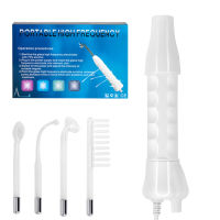 4 In 1 High Frequency Electrode Skin Care Wand Electrotherapy Face Lifting Acne Spot Remover Facial Beauty Machine