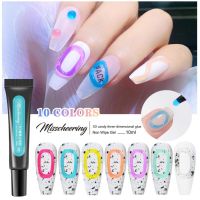 Nail Phototherapy Glue Korean style Elastic 5D Solid Gel Candy Macaron Translucent 10 Color DIY Gel Nail Art Decoration Supplies