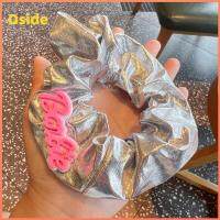 OSIDE แฟชั่นสำหรับผู้หญิง ตุ๊กตาบาร์บี้ scrunchie สีทึบทึบ อีลาสติก ยางรัดผม ของใหม่ หางม้าหางม้า เชือกมัดผม สำหรับผู้หญิง