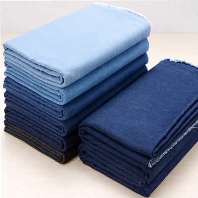 Denim Fabric By The Meter for Jeans Coats Clothing Pants Sewing Thickened Textile Washed Cotton Designer Cloth Breathable Winter
