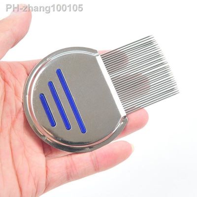 1PC Stainless Steel Terminator Lice Comb Kids Hair Rid Headlice Super Density Teeth Remove Nits Comb Nit Free Hair Tool Dropship