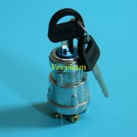 Universal Car Truck Forklift Excavator Preheating Engine Start Ignition Switch With Key Lock Knob Starting Switches 12v