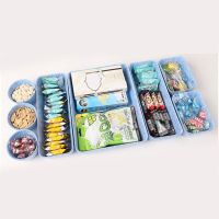 8 In 1 Felt Office Drawer Organizer Trays Drawers Organizers Bins Dividers Case