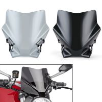 กระจกหน้าสำหรับ Ducati 821 1200 1200S 1200R 2014-2020 797มอนสเตอร์2017 2018 2019ที่เบนทางลมกระจกรถจักรยานยนต์2020