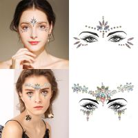 Mermaid Face Jewels Festival Clothing Rhinestones Face Stickers Body Gems DIY Make Up Tattoos