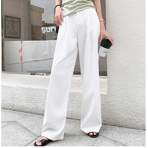 2021-retro-solid-color-wild-straight-wide-leg-pants-female-spring-new-korean-fashion-high-waist-casual-long-pants
