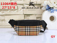 กระเป๋าสะพายข้างสำหรับ BURBERRY2023ของแท้,กระเป๋าหนังลายนูนดีไซน์หรูหรากระเป๋าเป้สะพายหลังสำหรับเด็กหญิงเด็กชายกระเป๋าคาดเอว