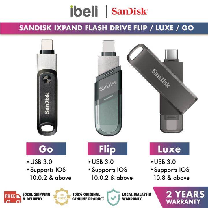 Sandisk Ixpand Flash Drive Flip/Ixpand Mini Dual Drive OTG USB