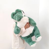 【CW】Cute Plush Crocodile Toy Stuffed Animal Fat Crocodile Soft Doll Throw Pillow Cushion Kids Toys Birthday Christmas Gift for Child