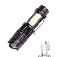 Aluminum Alloy Flashlight Practical Torches Portable Lamp Instrument Device for Outdoor Adventure Lighting Supplies