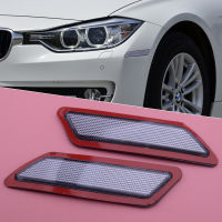 1คู่ด้านหน้ากันชน Marker Reflector โคมไฟเลนส์สีขาว63147274521 63147274522 Fit สำหรับ BMW 3-Series F30 2013 2014 2015