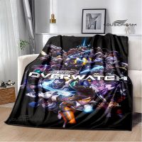 2023 Game Overwatch printed blanket warm blanket Flange blanket Soft and comfortable blanket Home travel blanket birthday gift