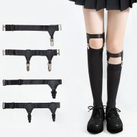 【YF】♘  New 1pcs Punk Goth Leather Elastic Garter Leg Thigh Clothing Accessory Suspender Stockings Garters