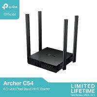 พร้อมส่ง โปรโมชั่น TP-Link Archer C54 AC1200 Dual Band Wi-Fi Router 4 เสาสัญญาณและ Beamforming เหมาะสตรีมวิดิโอ 4K ดาวน์โหลดความเร็วสูง ส่งทั่วประเทศ อุปกรณ์ เรา เตอร์ เรา เตอร์ ใส่ ซิ ม เรา เตอร์ wifi เร้า เตอร์ 5g