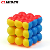 Climber ในสต็อก3X3 Ball Magic Cube Stickerless Professional Speed Cube Brain Teasers Puzzle ของเล่นสำหรับของขวัญเด็ก