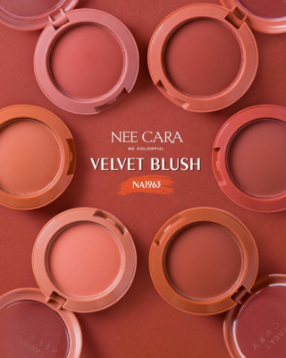 Nee Cara Velvet Blush นีคาร่า เวลเวท บลัช บลัชออนเนื้อกำมะหยี่ #NA1963