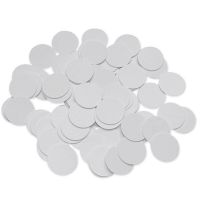 50Pcs Proximity Smart Cards Ultralight Labels 25 Mm Diameter Smart Cards NFC Card NFC NTAG215 Coin Smart Cards TV Remote Controllers