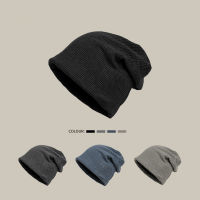 2022 Winter warm hats for women casual stacking knitted bonnet caps men hats solid color Hip hop Skullies uni female beanies