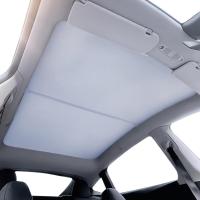 Car Roof Window Sunshade Compatible For Tesla Model Y 2020 2021 2022 2023 Foldable Sunroof Shade Heat Insulation Cover Sunshades