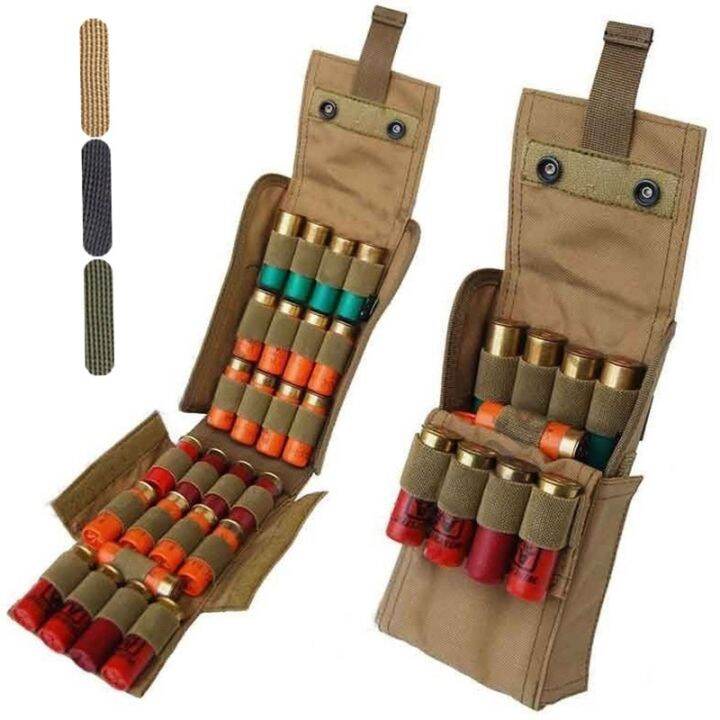 【YF】 MOLLE 25 Rounds Shotshell Holder Foldable Shotgun Ammo Bag Access