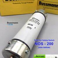 ฟิวส์สำหรับเซฟตี้สวิทช์ Bussmann NOS-200 200A 600Vac Class K5 and H