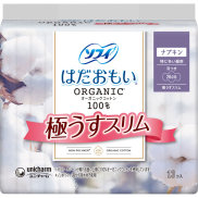 Unicharm Sofy Hada Omoi Organic Cotton Ultra Thin Slim