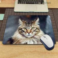 ☬❍◇ Maine Coon Cat Hot Sale 18x22cm and 21x26cm Mouse Pad Mat Comfort Mice Pads