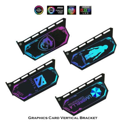 Vertical Video Card Bracket ARGB VGA Stand Chassis Lamp Motherboard AURA SYNC RGB Board Jack Faith Light Pollution