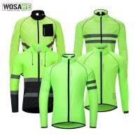 WOSAWE 2022 New Windbreaker cycling man Reflective Water Resistant Bicycle Clothing Raincoat MTB Racing Spring men 39;s jackets