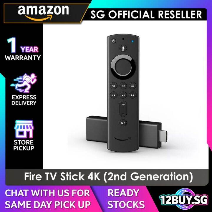 Amazon Fire TV Stick with 4K Ultra HD Streaming Media Player and Alexa