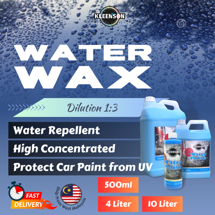 KLEENSON Water Wax Water Polish【500ml & 4L & 10+4L】 Lazada