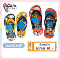 รองเท้าคีบฟองน้ำเด็ก Footniks รุ่น 06-0002 แบทแมน Batman DC. (ลิขสิทธิ์แท้) เนื้อดี หนานุ่ม