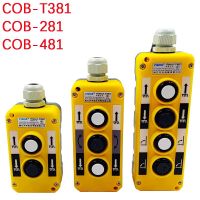 23 New Industrial Remote Control Push Button Switch Crane Truck Controller Switches Control Lift Electric COB-T381 COB-281 COB-481